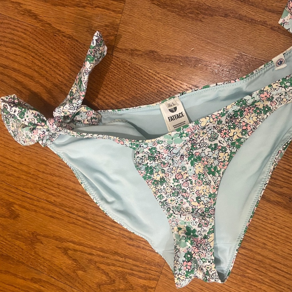 Fat Face floral bikini, size 6